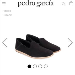 Pedro Garcia “Yoshi” slip-on in black suede